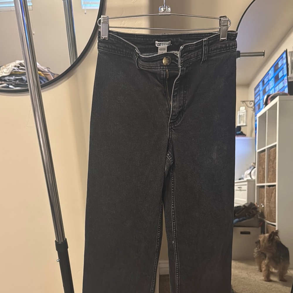 Billabong Charcoal Denim Cropped Jeans